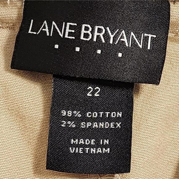 Lane Bryant  Womens Khaki Golf Shorts Bermuda Walking‎ Casual Activewear plus 22 - Picture 4 of 6